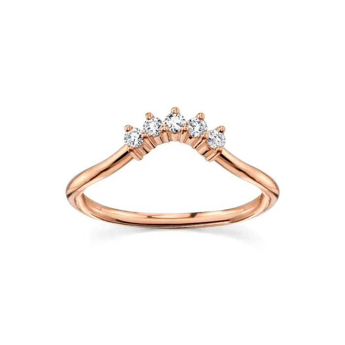 White Diamond Crown Ring Marrow Fine Rings White Diamond Crown Ring Marrow Fine Rings