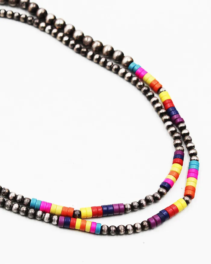 06012023H21 Navajo Beaded Necklace Strand Necklaces 06012023H21 Navajo Beaded Necklace Strand Necklaces