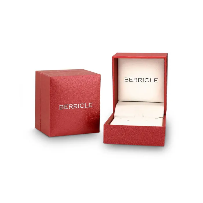 BERRICLE Necklaces Woven Imitation Pearl Necklace in Sterling Silver