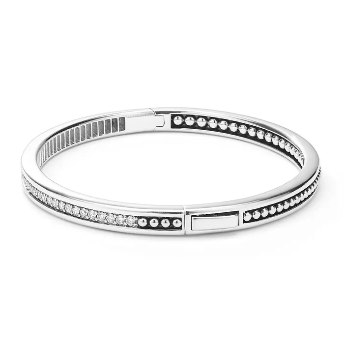 Bracelets Caviar Spark Diamond Bangle Bracelet 5mm LAGOS Bracelets Caviar Spark Diamond Bangle Bracelet 5mm LAGOS