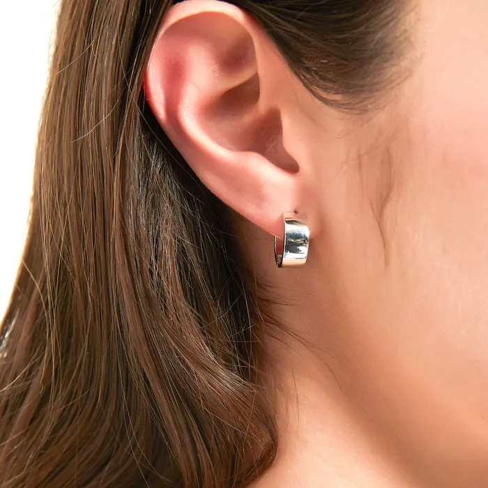Earrings Huggie Earrings in Sterling Silver 2 Pairs BERRICLE