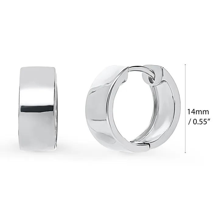 Earrings Huggie Earrings in Sterling Silver 2 Pairs BERRICLE