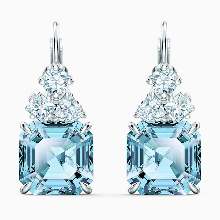 Earrings Swarovski SwarovskiSparkling Pierced EarringsAquaOne Size