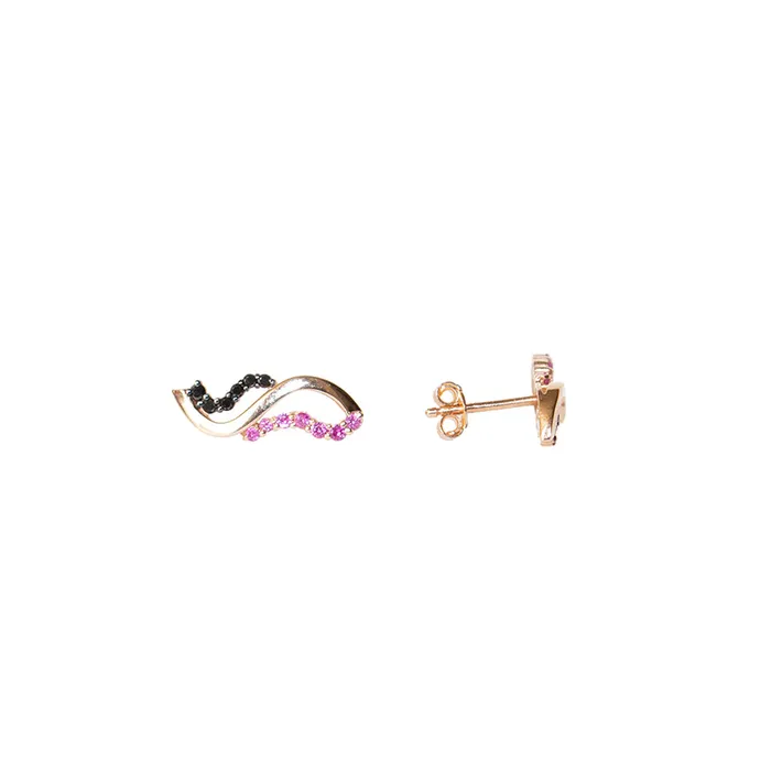 Earrings Terzihan Terzihan Gold Earrings With Diamonds Earrings Terzihan Terzihan Gold Earrings With Diamonds