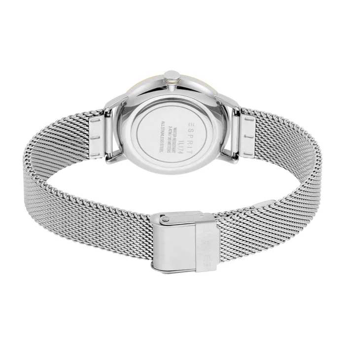 Esprit Ladies Watch Silver Color MeshBracelet White Dial Set With Accessories Esprit Bracelets Esprit Ladies Watch Silver Color MeshBracelet White Dial Set With Accessories Esprit Bracelets