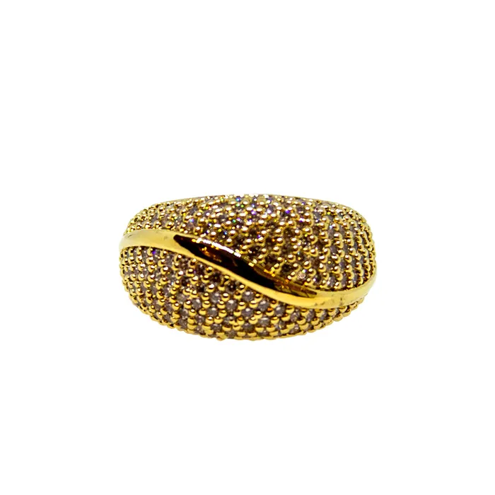 Esprit Ring Ip Gold Thick Covered With Stone With Ip Gold Line Glowsy Finish Size 7 Esprit Rings Esprit Ring Ip Gold Thick Covered With Stone With Ip Gold Line Glowsy Finish Size 7 Esprit Rings