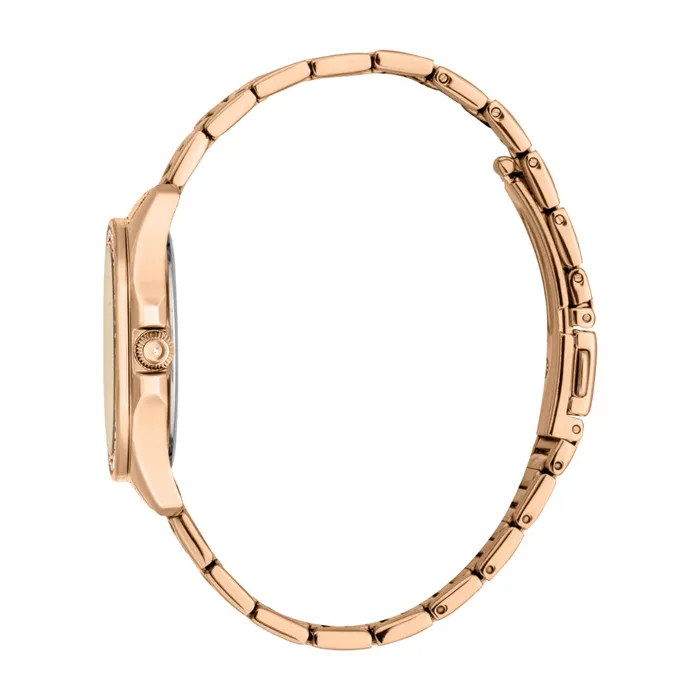Just Cavalli Womens Watch Rose Gold Case and Bracelet Light Brown Dial Just Cavalli Bracelets