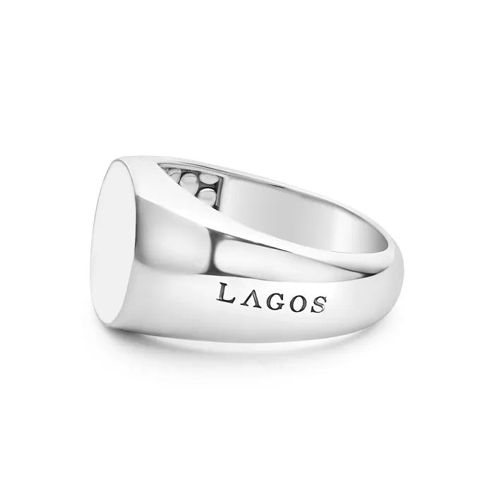 LAGOS Rings Anthem Oval Signet Ring LAGOS Rings Anthem Oval Signet Ring