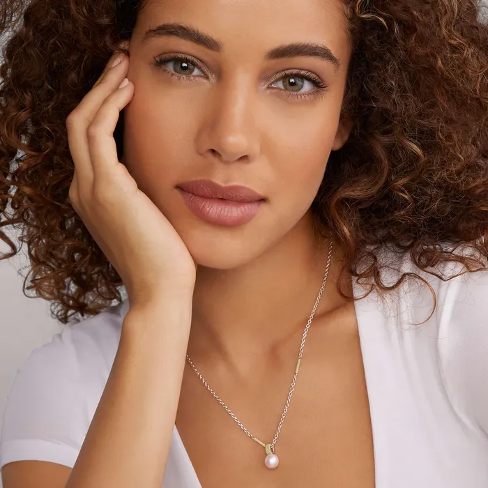 Luna Pearl Pendant Necklace LAGOS Necklaces Luna Pearl Pendant Necklace LAGOS Necklaces