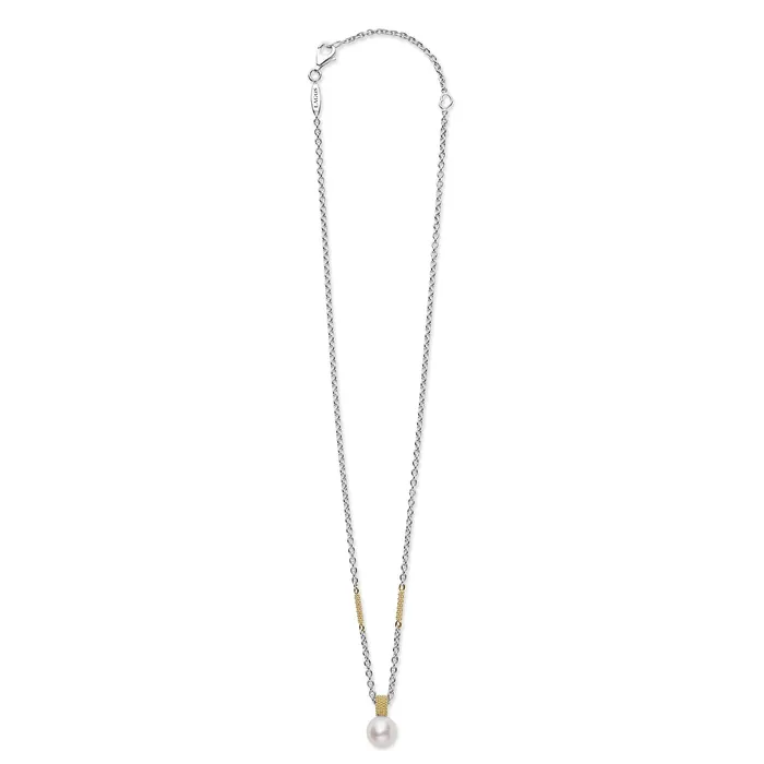 Luna Pearl Pendant Necklace LAGOS Necklaces Luna Pearl Pendant Necklace LAGOS Necklaces