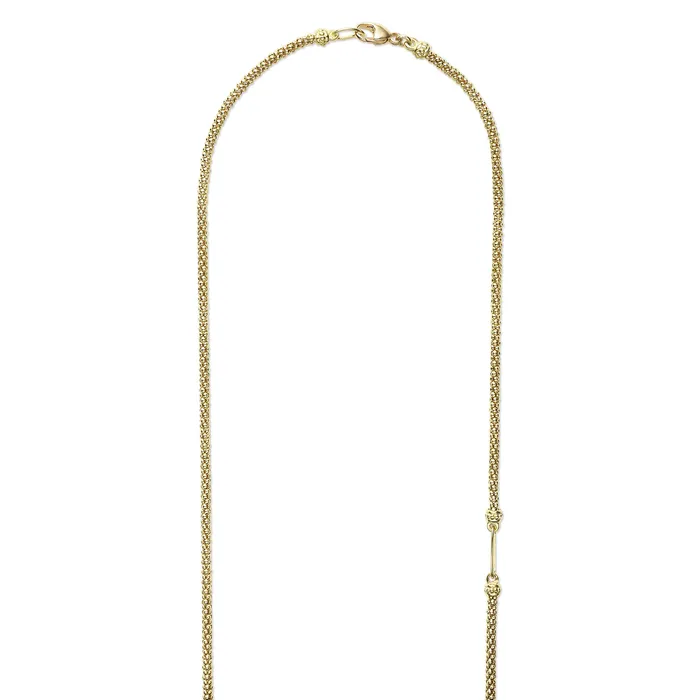 Necklaces Anthem 18K Gold Caviar Chain Necklace 2mm LAGOS Necklaces Anthem 18K Gold Caviar Chain Necklace 2mm LAGOS