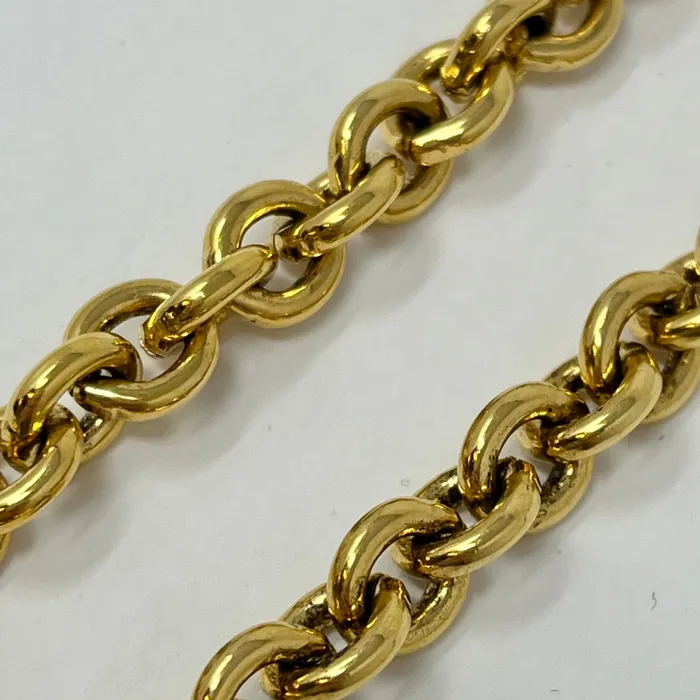 Necklaces Chanel Chanel 1994 Goldtone Chain Link Pendant Necklace