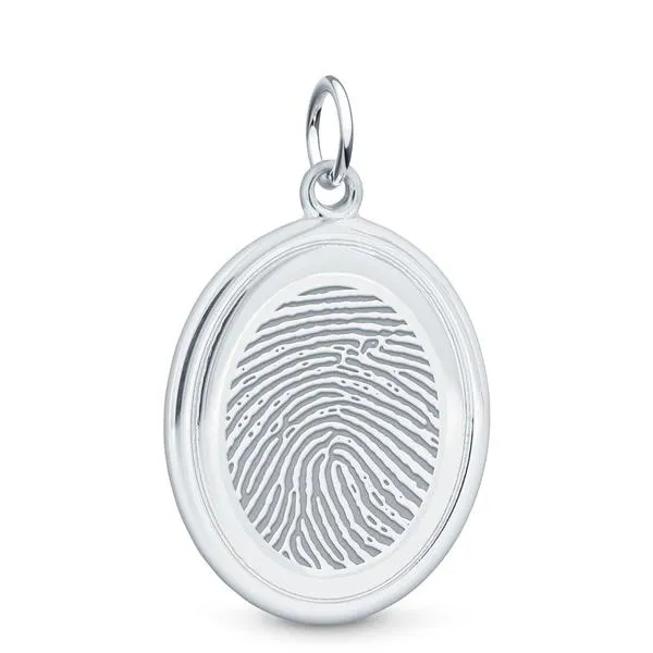 PENDANT Sterling Silver Oval Partner Plus Legacy Touch Necklaces