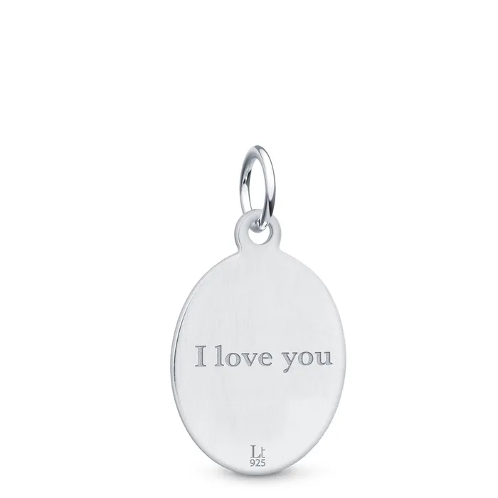 PENDANT Sterling Silver Oval Partner Plus Legacy Touch Necklaces