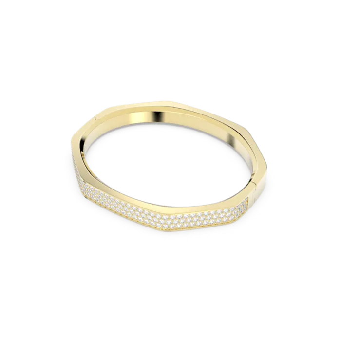 Rings Swarovski Swarovski Dextera Bangle Octagon shape White Goldtone plated Medium Rings Swarovski Swarovski Dextera Bangle Octagon shape White Goldtone plated Medium