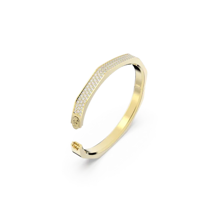 Rings Swarovski Swarovski Dextera Bangle Octagon shape White Goldtone plated Medium Rings Swarovski Swarovski Dextera Bangle Octagon shape White Goldtone plated Medium
