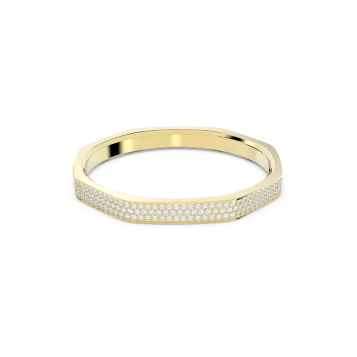 Rings Swarovski Swarovski Dextera Bangle Octagon shape White Goldtone plated Medium Rings Swarovski Swarovski Dextera Bangle Octagon shape White Goldtone plated Medium
