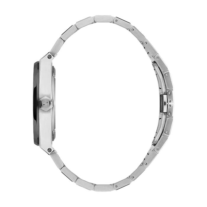 Saint Honore New Haussmann Gents Black Dial Stainless Steel Bracelet Watch Saint Honore Bracelets Saint Honore New Haussmann Gents Black Dial Stainless Steel Bracelet Watch Saint Honore Bracelets