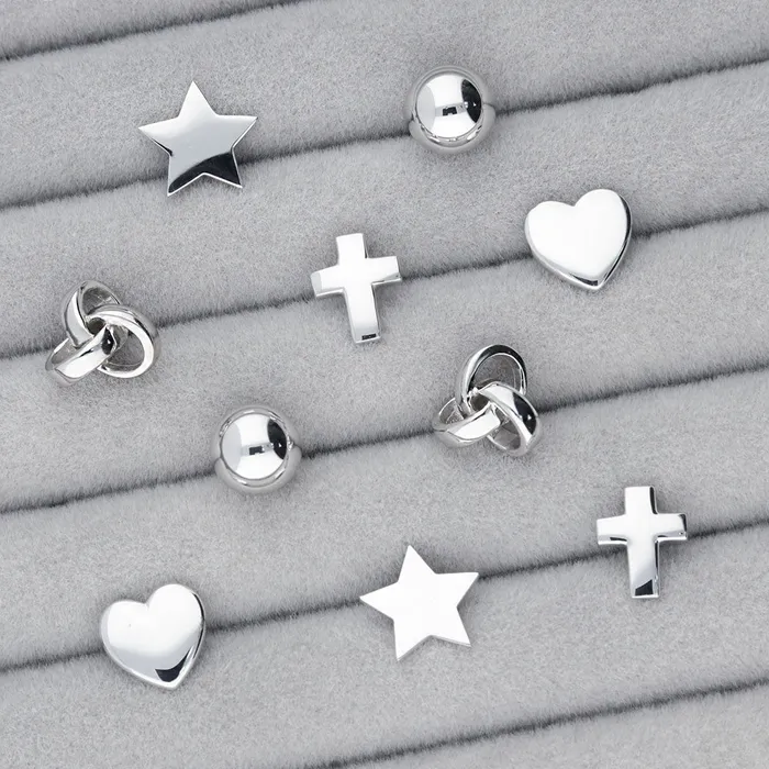 Star Necklace and Earrings in Sterling Silver BERRICLE Earrings