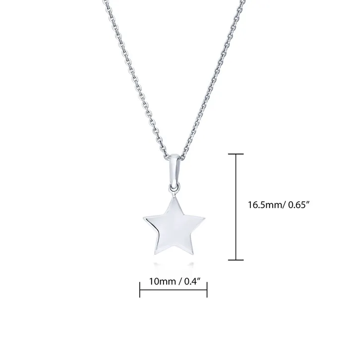 Star Necklace and Earrings in Sterling Silver BERRICLE Earrings