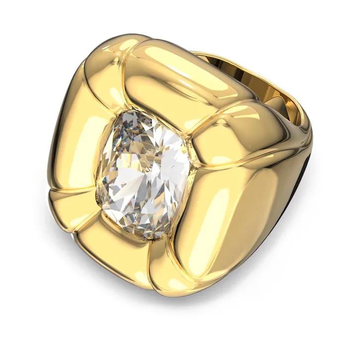 Swarovski Rings Swarovski Dulcis Cocktail Ring Cushion cut Goldtone plated 60