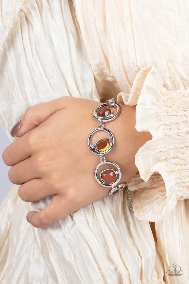 All Eyes On U Jewelry Paparazzi Accessories Bracelets Date Night Drama Brown Paparazzi Bracelet