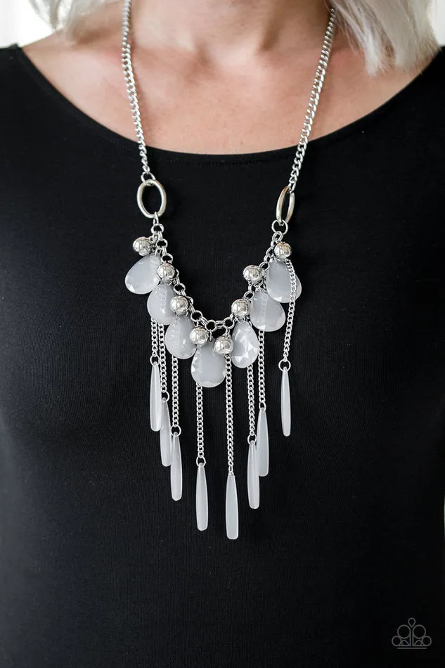 All Eyes On U Jewelry Paparazzi Accessories Roaring Riviera Silver Paparazzi Necklace Necklaces