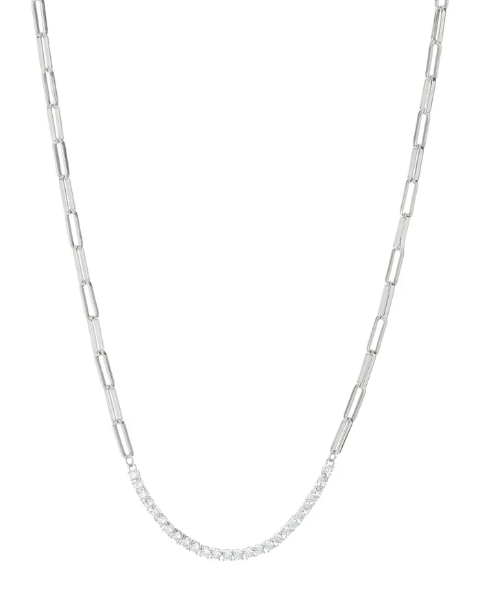 Ballier Chain Link Necklace Silver Luv Aj Necklaces
