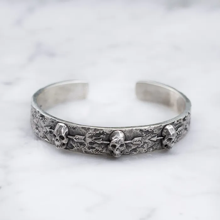 Bracelets 3 DEAD MEN BRACELET 925 STERLING SILVER Jess Zabala Jewelry