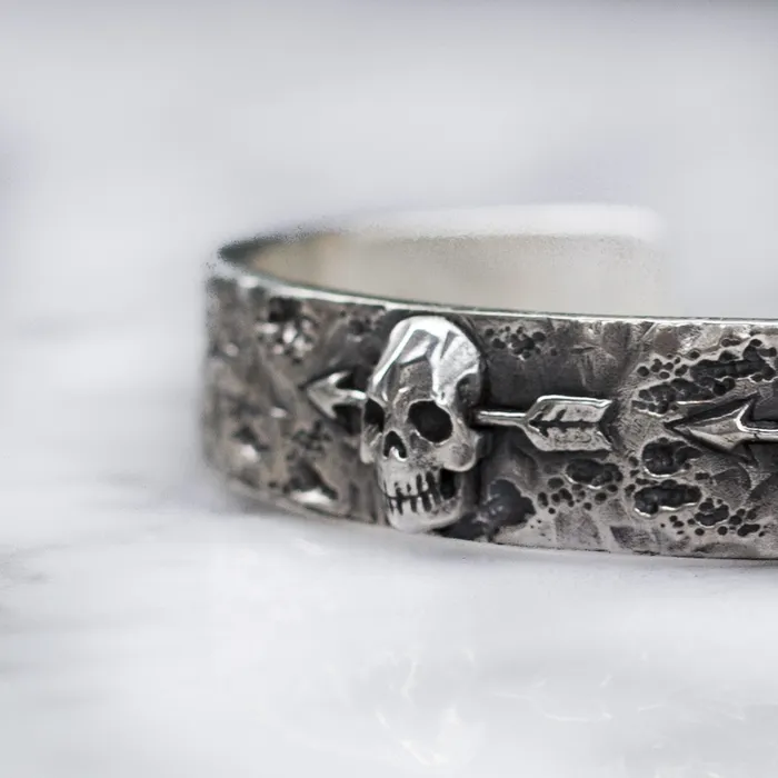 Bracelets 3 DEAD MEN BRACELET 925 STERLING SILVER Jess Zabala Jewelry