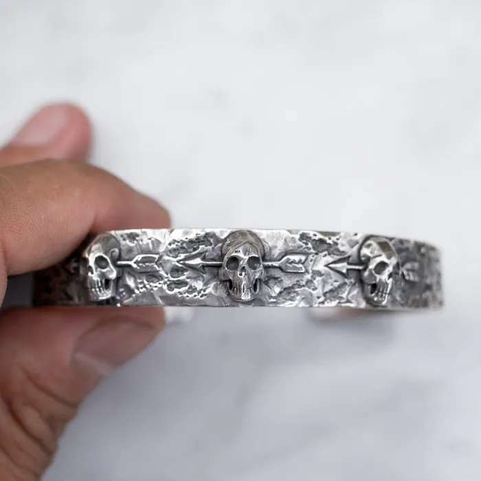 Bracelets 3 DEAD MEN BRACELET 925 STERLING SILVER Jess Zabala Jewelry