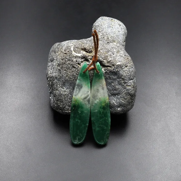 Earrings Natural African Green Jade Earring Drilled Gemstone Teardrop Matched Bead Pair A1 Intrinsic Trading Earrings Natural African Green Jade Earring Drilled Gemstone Teardrop Matched Bead Pair A1 Intrinsic Trading