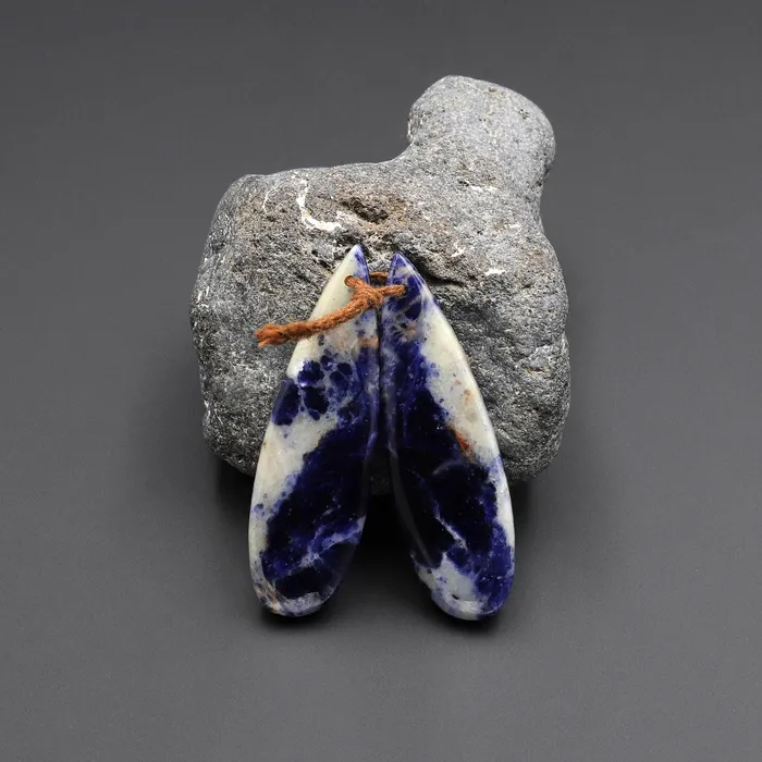 Earrings Natural Multicolor Sodalite Teardrop Earring Pair Matched Gemstone Beads A4 Intrinsic Trading Earrings Natural Multicolor Sodalite Teardrop Earring Pair Matched Gemstone Beads A4 Intrinsic Trading