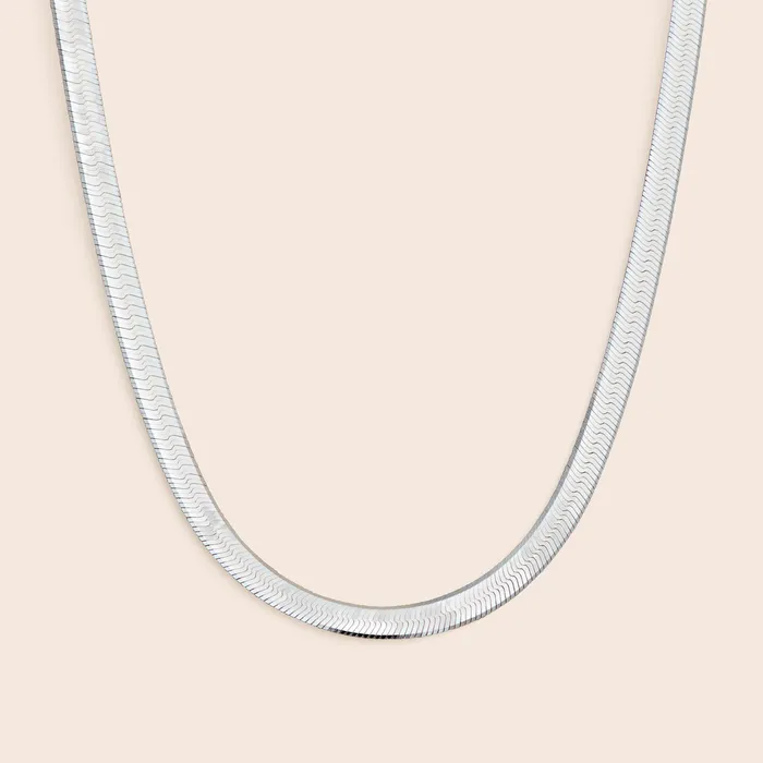 Herringbone Necklace Gemlet Necklaces