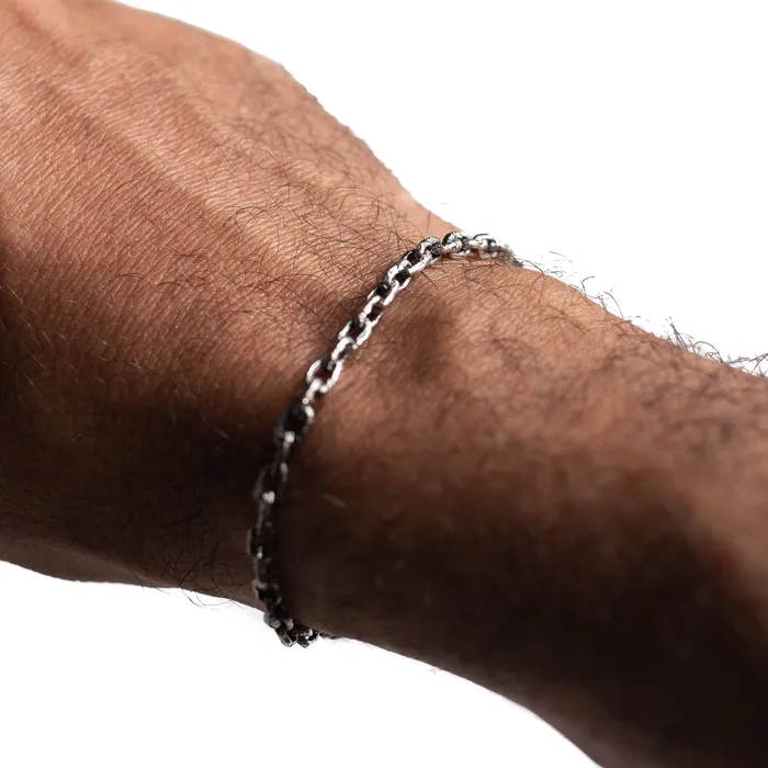 Jess Zabala Jewelry Bracelets AKRA CHAIN BRACELET 925 STERLING SILVER