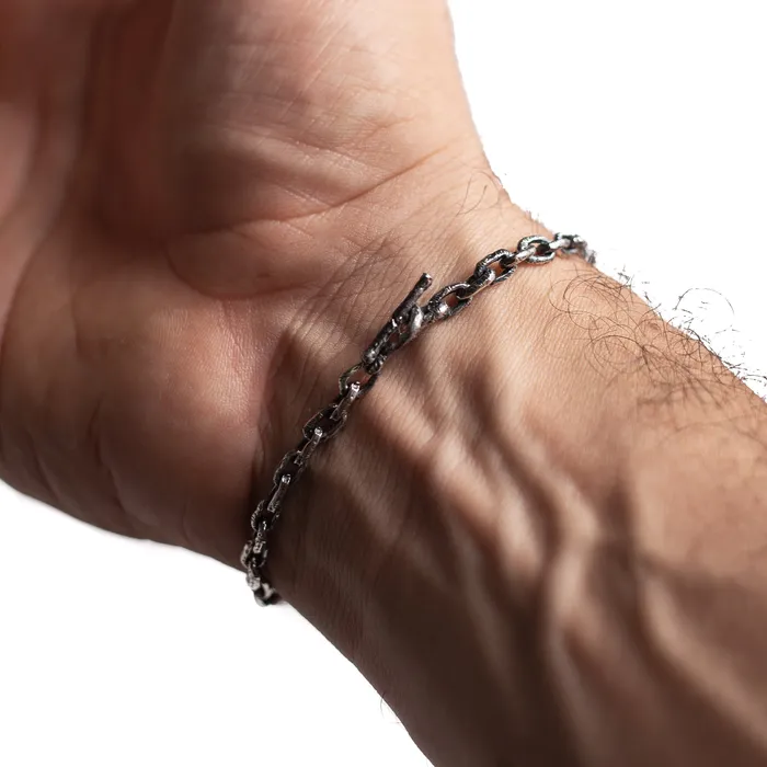 Jess Zabala Jewelry Bracelets AKRA CHAIN BRACELET 925 STERLING SILVER
