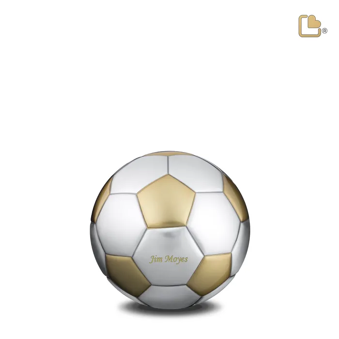 LoveUrns Football Standard Keepsake Urn Bru Gold Bru Pewter LoveUrns PreStyled Sets LoveUrns Football Standard Keepsake Urn Bru Gold Bru Pewter LoveUrns PreStyled Sets