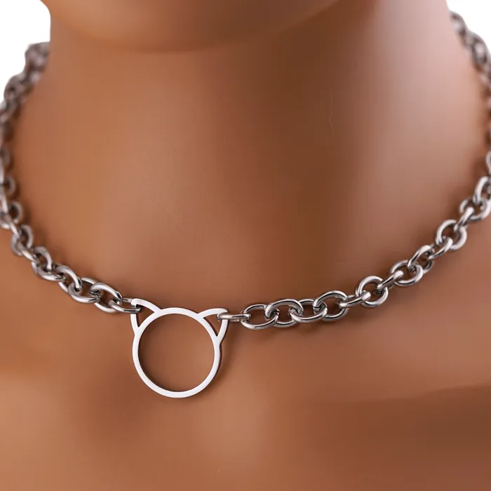 Necklaces Captive Collars Statement Kitten Necklace