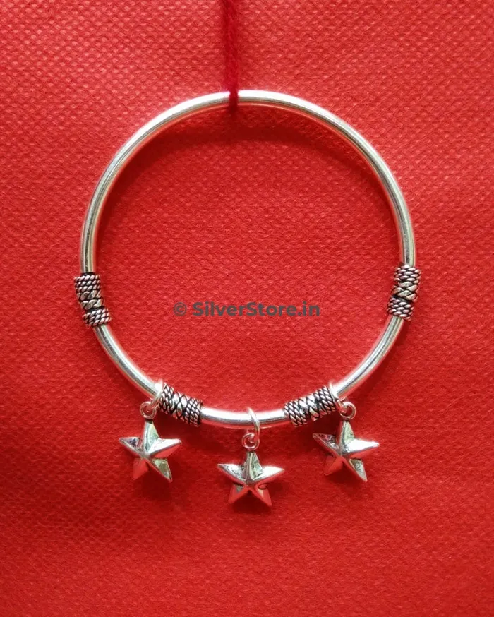 silversrorein Bracelets Silver Star Charm bracelet