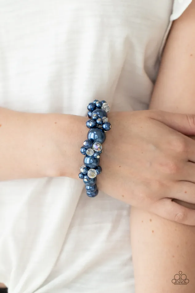 Upcycled Upscale Blue Paparazzi Bracelet All Eyes On U Jewelry Paparazzi Accessories Bracelets
