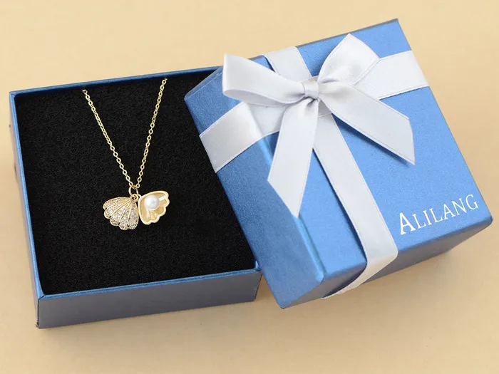 Alilang Necklaces ALILANG Shell Pendant Necklace for Women Gold Tone Jewelry 14K Gold Plated Cubic Zirconia Crystals Jewelry for Women Alilang Necklaces ALILANG Shell Pendant Necklace for Women Gold Tone Jewelry 14K Gold Plated Cubic Zirconia Crystals Jewelry for Women