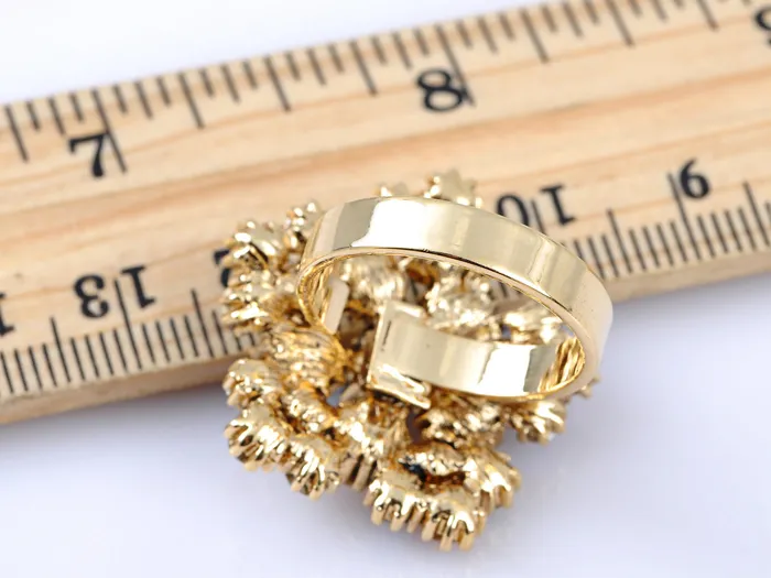 Alilang Rings Multi Coloured Bursting Flower Ring Alilang Rings Multi Coloured Bursting Flower Ring