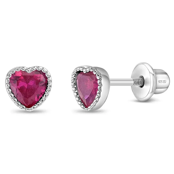 Baby Screw Back Earrings Sweetheart Kids Childrens Girls Earrings Screw Back Sterling Silver Earrings Baby Screw Back Earrings Sweetheart Kids Childrens Girls Earrings Screw Back Sterling Silver Earrings