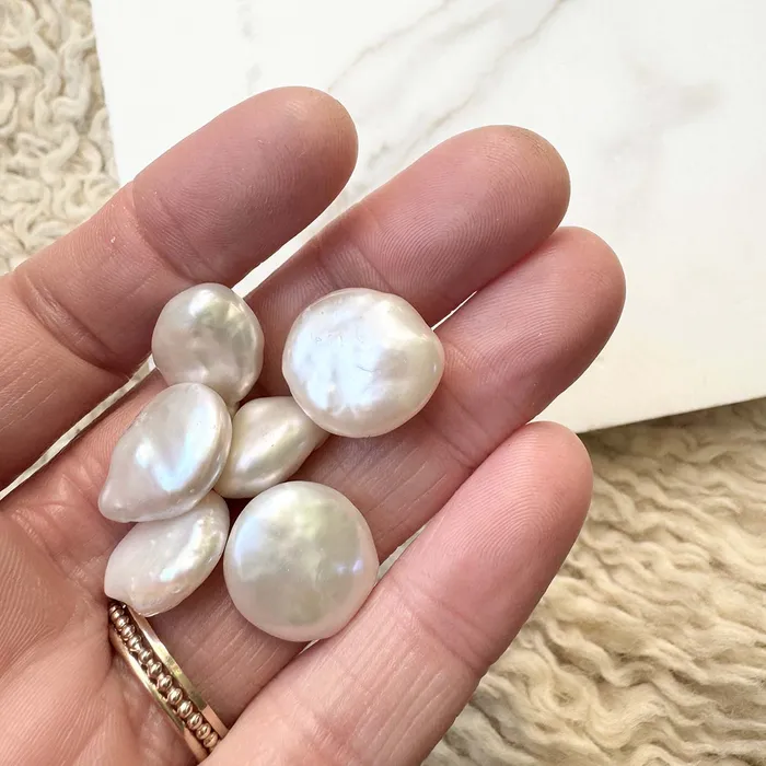 Bespoke Keshi Freshwater Pearl Ring aliceeden Rings