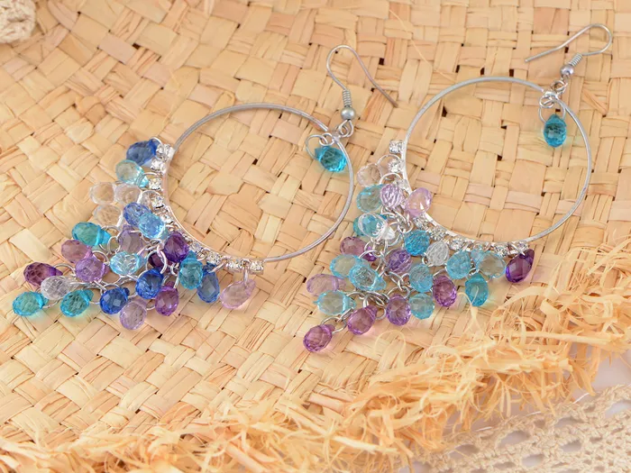 Earrings Alilang Boho Tribal Gold Turquoise Blue Seashell Chandelier Goddess Earrings Earrings Alilang Boho Tribal Gold Turquoise Blue Seashell Chandelier Goddess Earrings