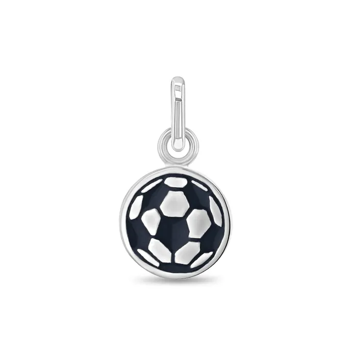 Enamel Soccer Ball Kids Childrens Girls for Charm Bracelet Sterling Silver PPLRHIDDENPRODUCT Bracelets