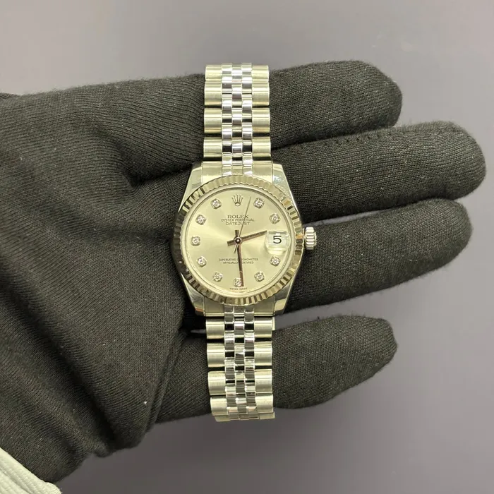 Happy Jewelers Rolex Datejust 31mm Silver Dial Watch Ref 178274 Watches Happy Jewelers Rolex Datejust 31mm Silver Dial Watch Ref 178274 Watches