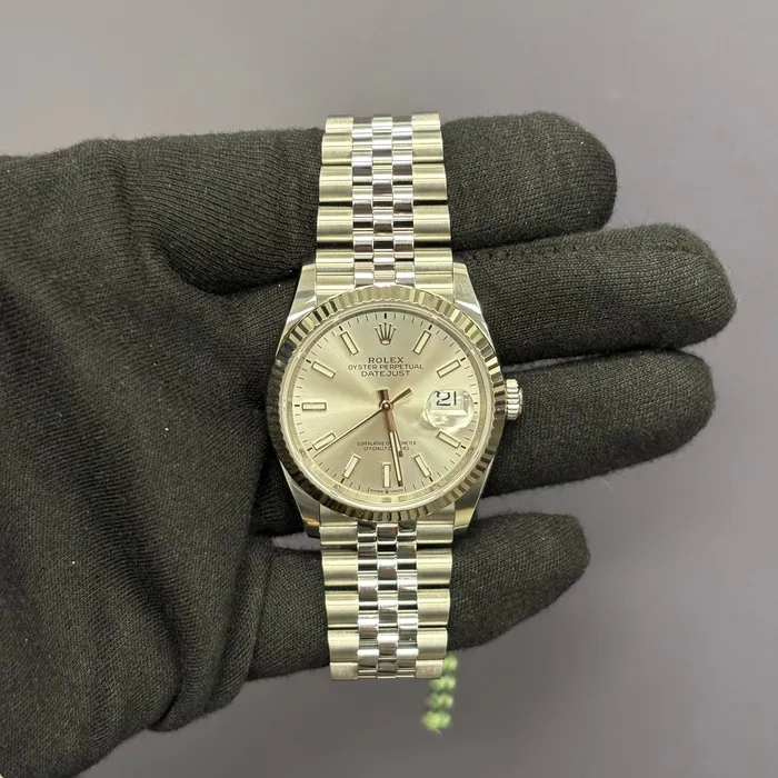 Happy Jewelers Watches Rolex Datejust 36mm Silver Dial Watch Ref 126234 Happy Jewelers Watches Rolex Datejust 36mm Silver Dial Watch Ref 126234