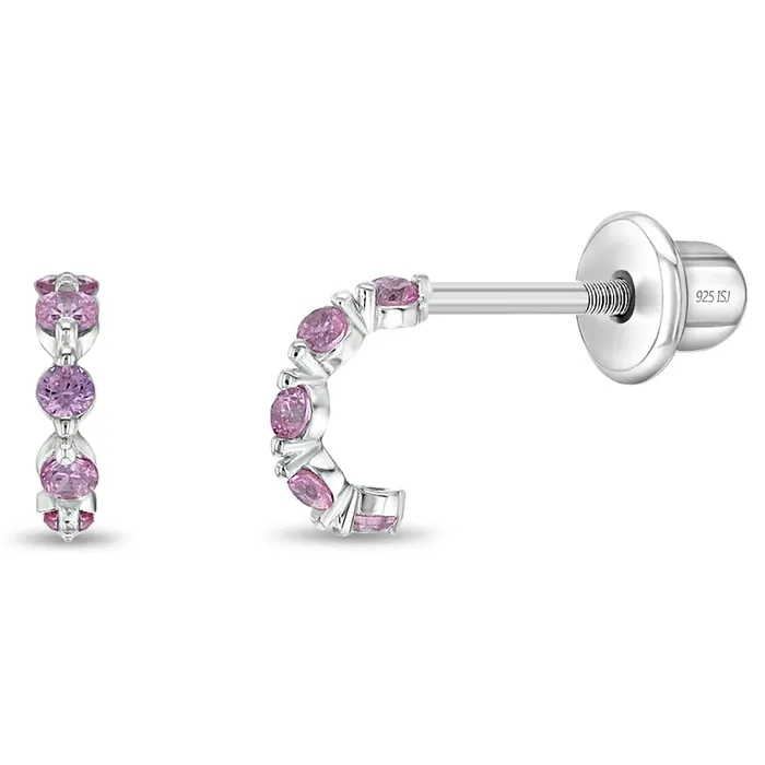 Kids Screw Back Earrings Earrings Tiny CZ Hugger Baby Toddler Kids Earrings Screw Back Sterling Silver Kids Screw Back Earrings Earrings Tiny CZ Hugger Baby Toddler Kids Earrings Screw Back Sterling Silver