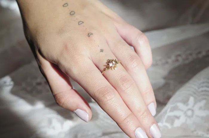 Morganite Wandering Star Ring Sofia Zakia Rings